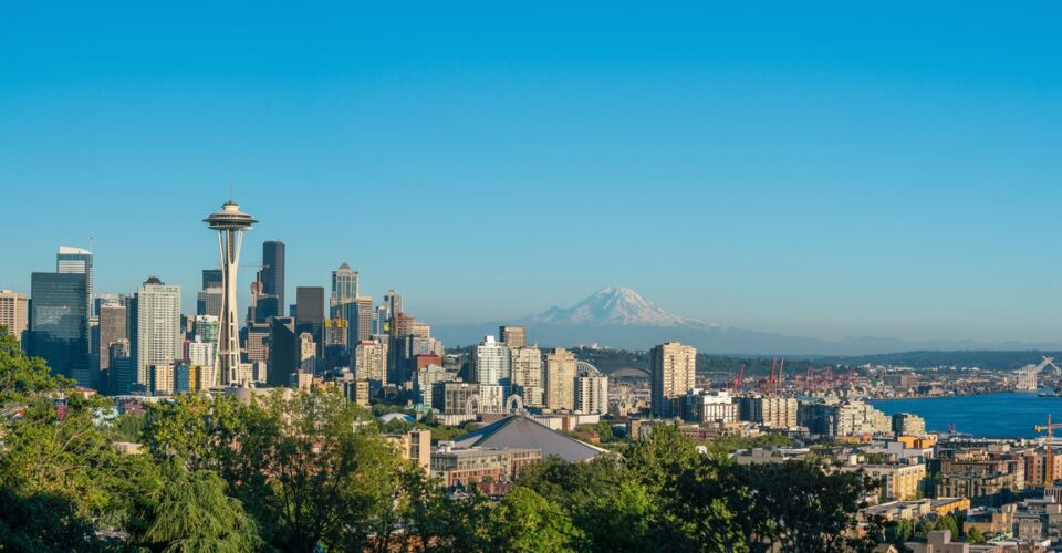 View Of Downtown Seattle Skyline