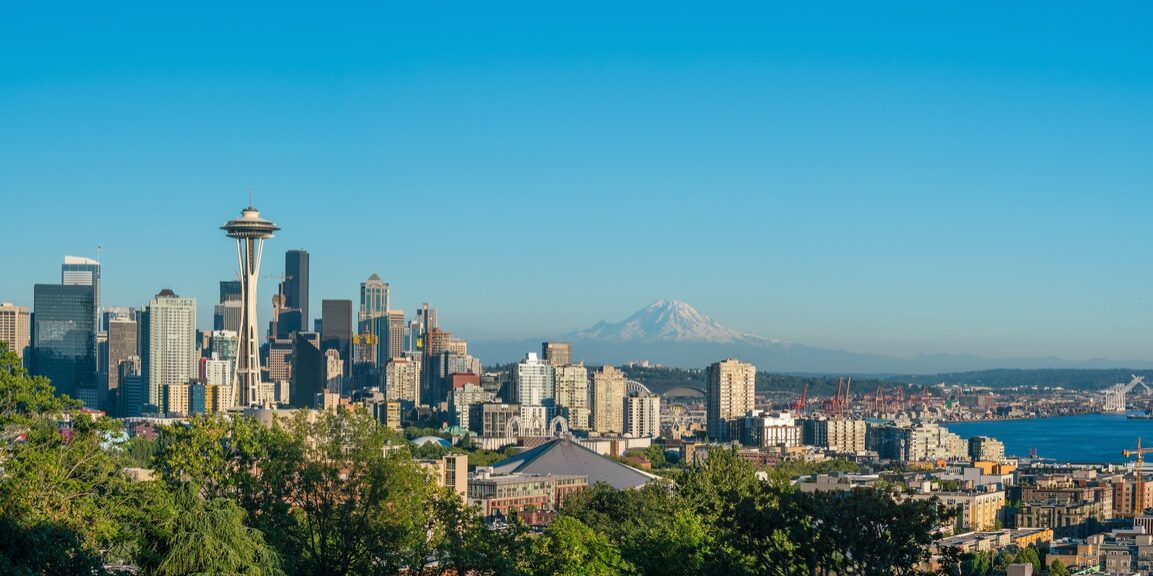 View Of Downtown Seattle Skyline