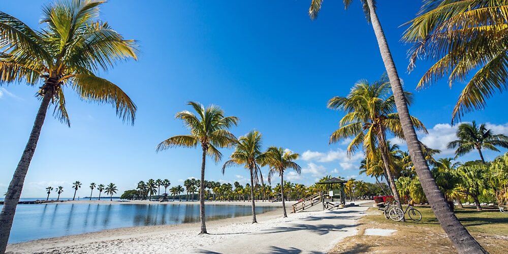 A beach in Miami Florida