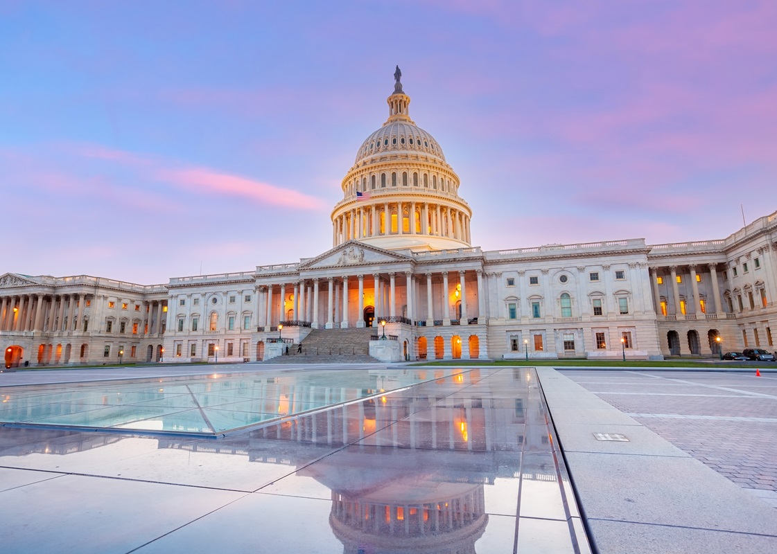 The United States Capitol Building In Washington, DC